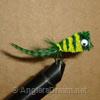 Bass Hair Bug Green/Yellow