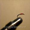 Chronomid Larva Black/Red Epoxy
