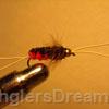 Bitch Creek Nymph Orange/Black Rubberleg Beadhead