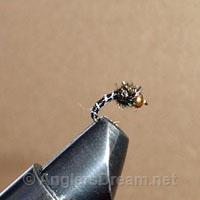 Zebra Midge Black Beadhead