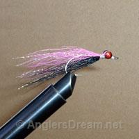 Clouser Black/Pink W/Flash