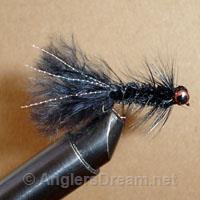 Lamar's Lead Eye Wooly Bugger Black