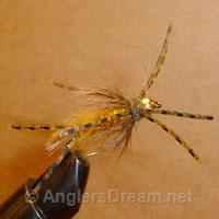Red Squirrel Nymph Rubberleg Beadhead