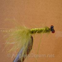 Lamar's Lead Eye Wooly Bugger Olive Rubberlegs